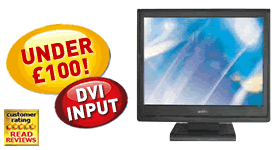 Dabs Value HW341WB 19inch Wide 8ms DVI LCD TFT 